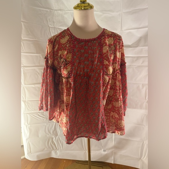 Rachel Zoe 3/4 Sleeve Boxy Blouse - Picture 1 of 6